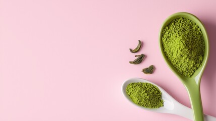 Abstract Pastel Japanese Inspired Matcha Green Layout Design