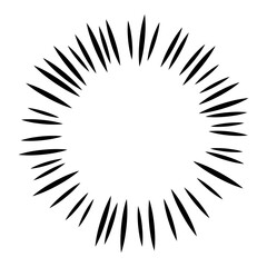 手書きの可愛い線のセリフ吹き出し素材