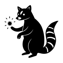 vector illustration of a cat