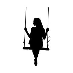 woman silhouette vector