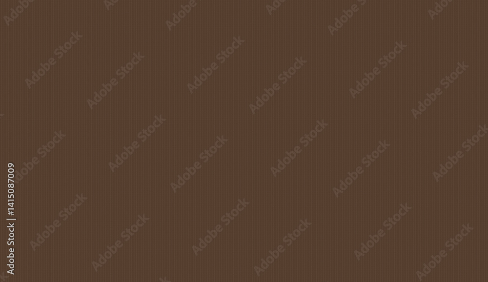 Poster corrugated brown cardboard surface showing textured vertical lines, creating geometric pattern suita
