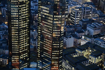 Frankfurt am Main, abends