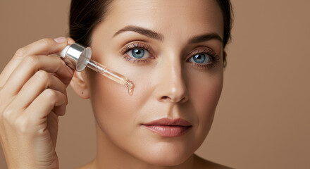 Beauty Serum Drop: Radiant Skin Hydration | Anti-Aging Skincare, Facial Treatment, Natural Beauty Routine
