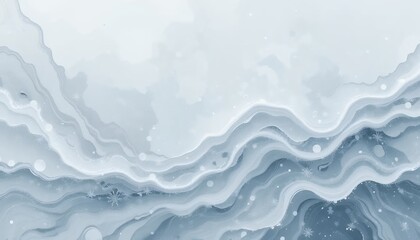Fototapeta premium Abstract Ocean Wave Vector Background Turquoise, Seafoam, Beige Minimalist Design