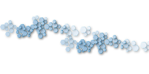 Geometric technology honeycomb hexagon medical background. Technology and science wallpaper template. Business vector illustration.