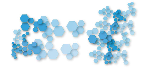 Geometric technology honeycomb hexagon medical background. Technology and science wallpaper template. Business vector illustration.