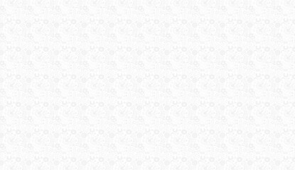 Delicate white seamless pattern featuring abstract floral and geometric shapes, ideal for subtle backgrounds and elegant designs