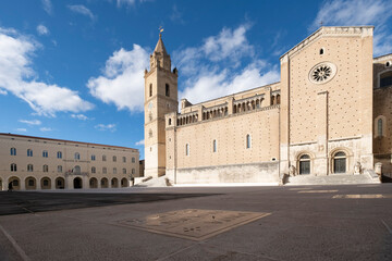 Obraz premium Piazza San Giustino returns to the city, Chieti finds its living room again