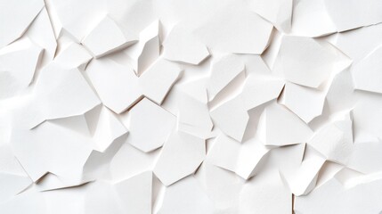 Abstract fractured white surface