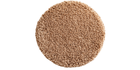 Round Beige Rug