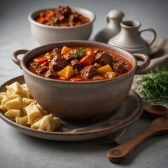 Delicious dried fruits and nuts in a healthy gourmet food bowl