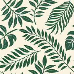 Seamless Vector of Leaves