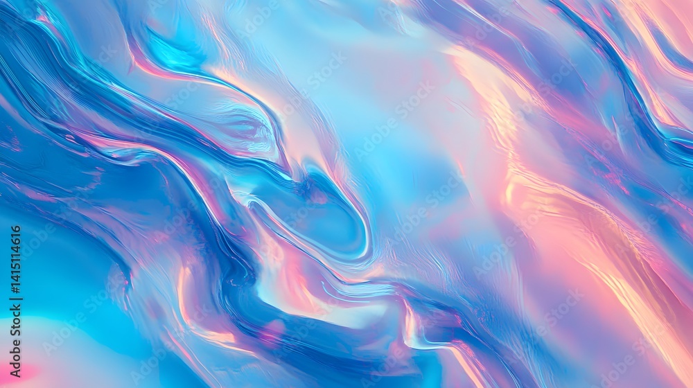Poster stunning abstract background with swirling fluid patterns for art