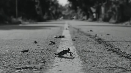 Fototapeta premium Insect on city street