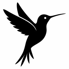 Classic Hummingbird Silhouette Logo