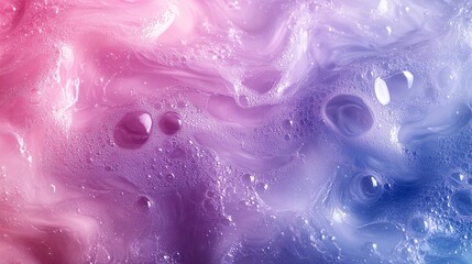 Vibrant, swirling, soapy foam textures in pastel hues.