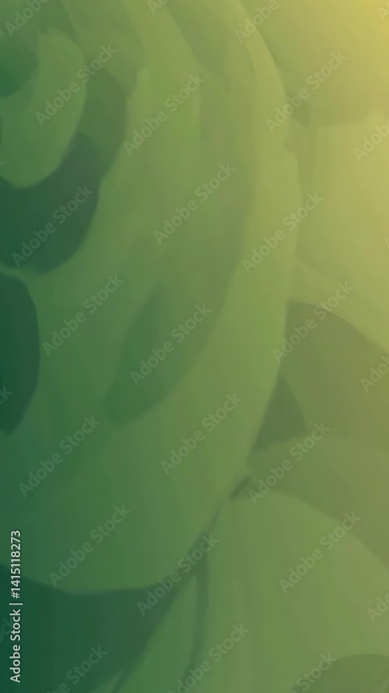 Poster abstract green motion background featuring swirling patterns in fluid dynamic transition