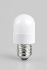 Small, rounded LED light bulb