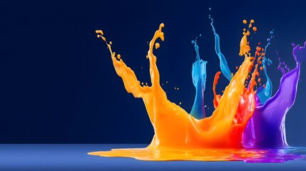 Colorful water splashes at a vibrant carnival celebration dynamic action scene festive atmosphere close-up view