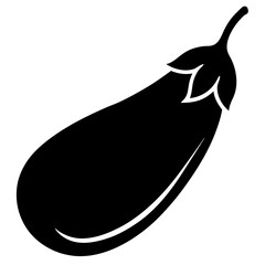 vector illustration of an eggplant