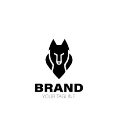 Wolfpack Logo. Wolfpack Logo Design. Wolfpack Logo Brand. Wolfpack Logo Vector Design Isolated on White Background