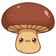 cute cartoon vegetables illustration