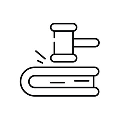 Rules Of Law Vector icon