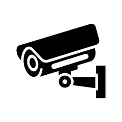 CCTV in operation icon with transparent background