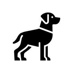 Dog icon with transparent background
