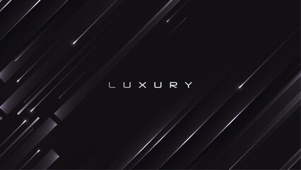 Black Luxury Premium Background. Gaming Banner. Industrial Design Poster. © Wow Design Studio
