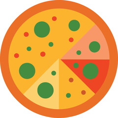  Pizza vector illustration