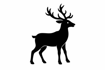 deer silhouette vector