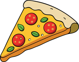  Pizza vector illustration