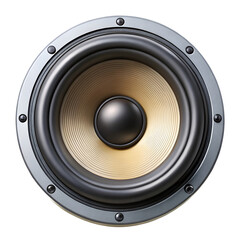 Speaker isolated on transparent background  

