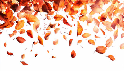 Autumn Foliage Background with Maple Leaves

