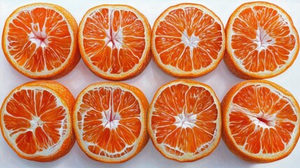 Fresh orange slices, vibrant citrus, healthy fruit