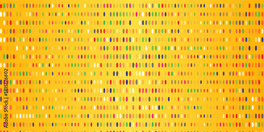 Poster yellow dots halftone background abstract with gradient in empty room studio, yellow empty room studi