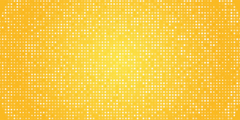 Pop art yellow comic book cartoon magazine cover. Cartoon cute retro Strip pattern mock up. Vector halftone illustration. Vintage background for comic superhero text, speech bubble, message.