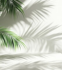 Fototapeta premium palm leaf background