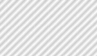 Geometric gray diagonal stripes interlocking, forming precise squares against white backdrop, generating subtle textural design pattern