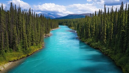 river in the forest