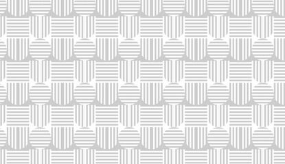 Simple and elegant seamless vector pattern with gray and white geometric shapes creating a modern and stylish design