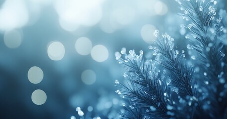 blue bokeh background