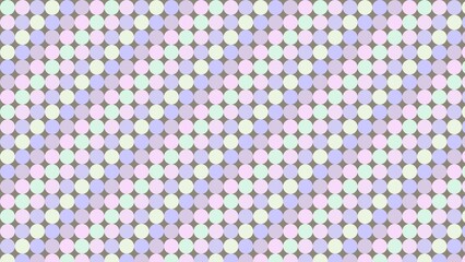 Delicate pastel circles pattern.  A soft, subtle design featuring a repeating grid of various pastel-colored circles