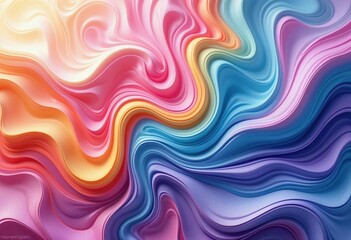 Fototapeta premium Colorful Fluid Abstract Texture Background