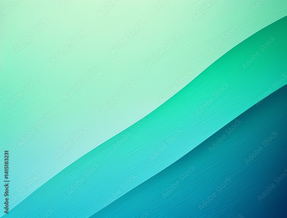 Poster a mesmerizing blend of soft cyan and teal hues creates a calming wave effect perfect for background 