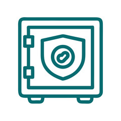 Safe Icon &ndash; Vector Symbol for Security, Protection, and Storage