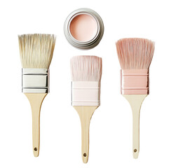 Paint brushes and can