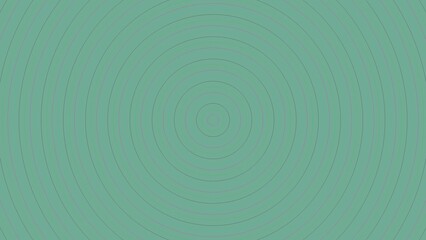 Circular concentric pattern in muted teal