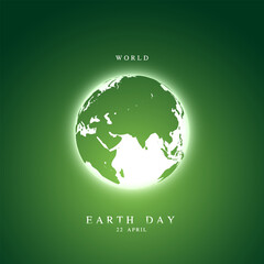 Earth day illustration. World environment and earth day concept. International Mother Earth Day. Ecology and environmental protection.